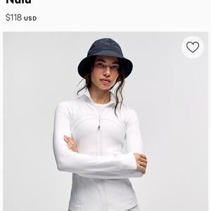 Lululemon Define Nulu Jacket, size 12, White / unworn with tags